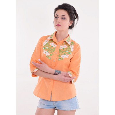 Embroidered blouse "Poppy Grace 10"